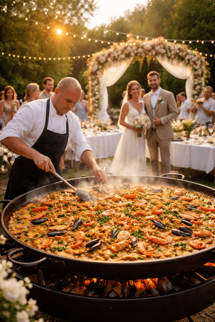 Traiteur paella de mariage